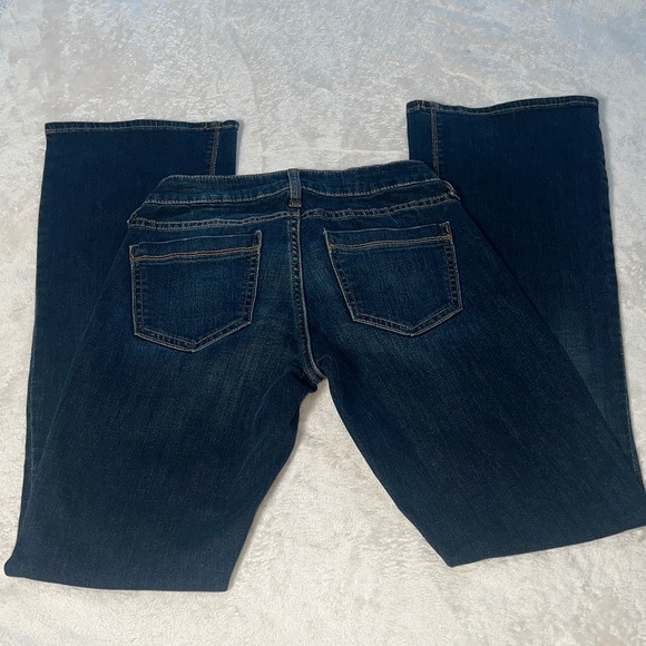 Old Navy Women’s The Rock Star Campfire Dark Wash Bootcut Jeans Size 2 EUC - Picture 7 of 11